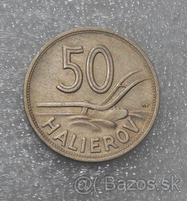 Mince: 50 Halierov 1940 RR Top stav Slovenský štát 1939-1945