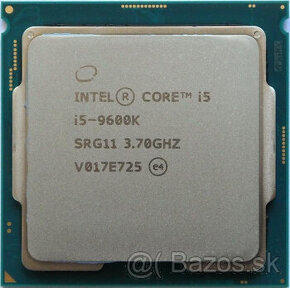 CPU Intel® Core™ i5-9600K 3.7 GHz, 9M Cache, socket LGA1151