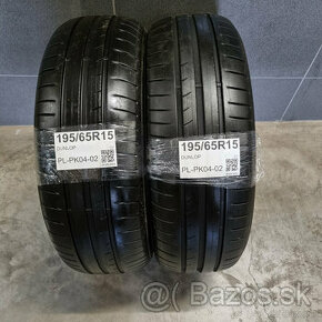 195/65 R15 DUNLOP pár letných pneumatík