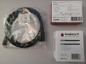 Raspberry Pi 4 Model B 4GB + adapter + HDMI kabel - 1