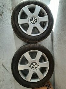 Disky s pneumatikami orginal Volkswagen 205/55 R16 - 1