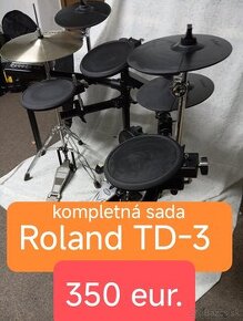 Kompletná sada Roland TD-3 spolu s hithat Headliner