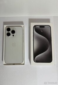 Apple iPhone 15 Pro White Titanium 128GB ❗️DOBRÝ STAV❗️