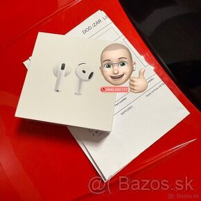 ☘️ [AKTUÁLNE] - Apple AirPods 4 - ZÁRUKA - ORIGINÁL