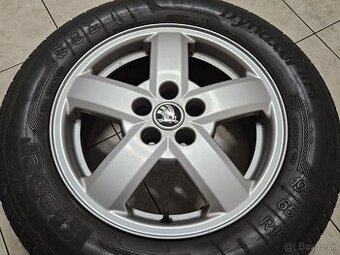 r15 ŠKODA (5x100), pneu 90% - 1