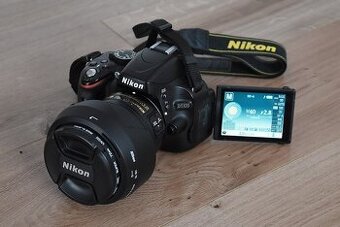 Nikon d5100 s objektivom 24mm AF-S 1,8G nafotene iba 22tisic