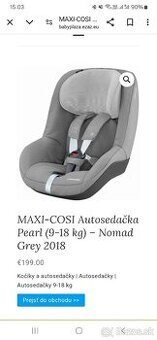 Maxi-Cosi Pearl detská autosedačka + Isofix FamilyFix