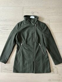 Dámsky jesenný kabát - vojenská zelená