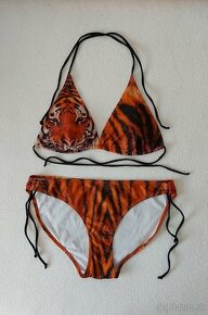 Dámske plavky s tigrím vzorom - 1