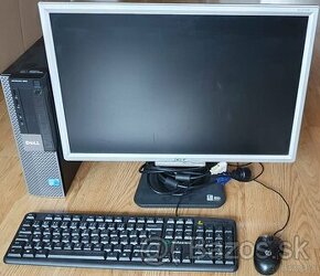Predam lacny PC DELL + 22" monitor ACER + klavesnica + mys