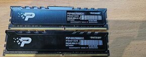 Patriot 8gb kit s chladicom ddr4 2666mhz ( 2x4gb )