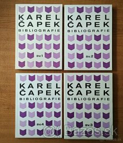 Karel Čapek - Bibliografie I. - IV.