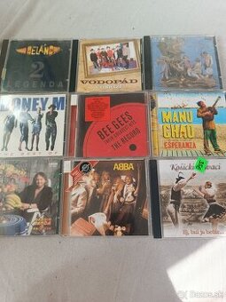 Cd rôzne Boney M ABBA Janda bee gres manu chao