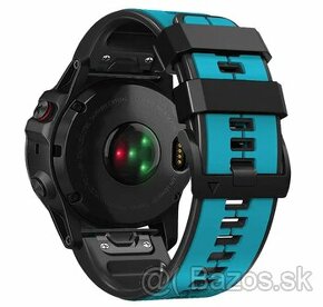 Remienok Easyfit pre Garmin Fenix 3,5X,6X,7X,26mm,modro-cier - 1