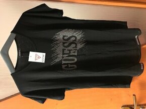 NOVÉ GUESS black tunikove tricko z visackami L