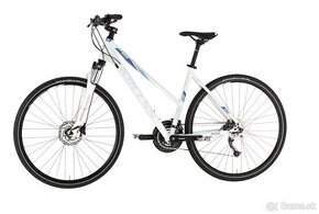 PHEEBE 30 WHITE Dámsky crossový bicykel S