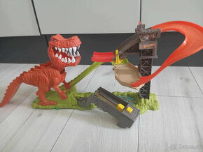 Hot Wheels autodráha - Dinosaurus, T-Rex