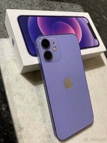 iPhone 12mini black 64gb purple