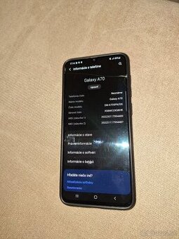 Samsung galaxy A70