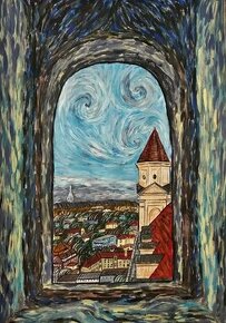 Obraz "Bratislava očami van Gogha"