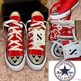 converse by shoozers mickey mouse nove tenisky-platenky - 1