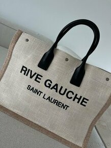 SAINT LAURENT YSL velká kabelka LOGO PRINT TOTE BAG