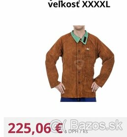 Zváračský kabát Weldas LAVA BROWN - 1