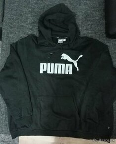 Puma pánska mikina bavlna čierna