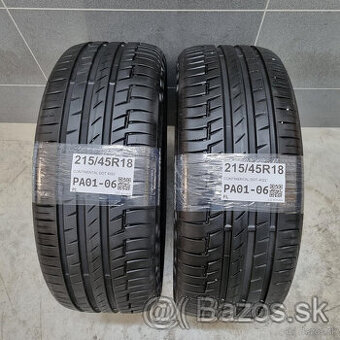 Letné pneumatiky 215/45 R18 CONTINENTAL DOT4022