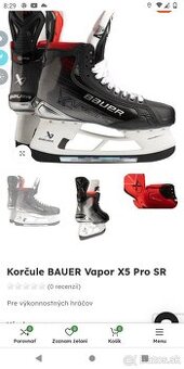 Hokejové korčule Bauer Vapor X5 PRO Senior Fit 2, čislo 7