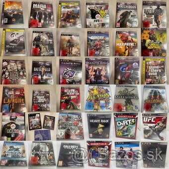 PS3 hry Playstation 3, 2, 1 -  PS2, PS1