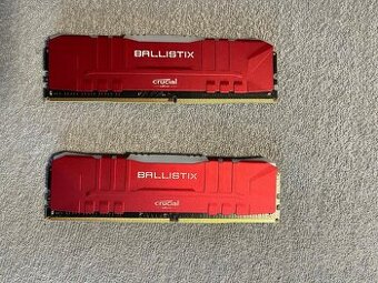 RAM DDR4 Crucial 32GB KIT DDR4 3600 MHz CL16 Ballistix Red