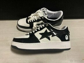 Bape Bapesta Cierno Biele Na Predaj