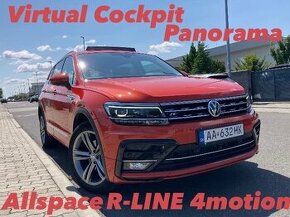 Tiguan Allspace 4x4 R-Line ODPOČET DPH Habanero Virtual Pano