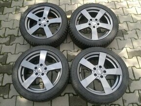 Elektrony Dezent Antracid 5x112 r17, zimne pneu. 225/45 r17 - 1