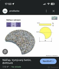 Dlažba polmesiac. 7 kusov - 1