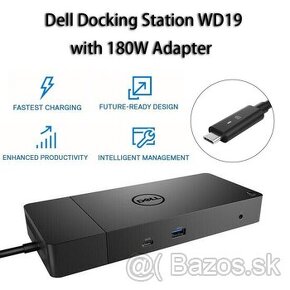 Predám Dell WD19 USB-C K20A001 s 130W adapterom