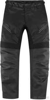 Predám pánske motocyklové nohavice Icon Contra2 Leather Pant - 1