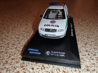 Predám model Škoda Fabia Polícia SR 1:43