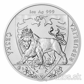 Český lev 2020 1oz Strieborná minca