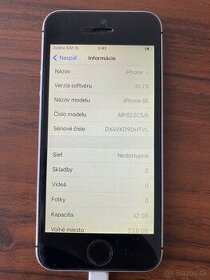 iPhone SE, Space Gray, 32 GB - 1