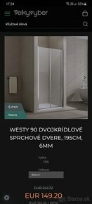 Westy 90 - sprchove dvere