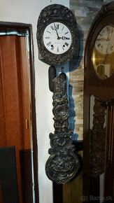 Predám staré funkčné nástenné hodiny CAROUGE in Quettreville