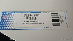 Vstupenka Dalibor Janda