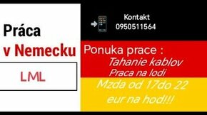 Ponúkam Prácu Nemecko. Elektrikár. Pomocník