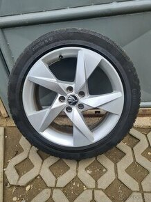 ALU kolesá Škoda Volans 5x100 R17 + zimné pneu