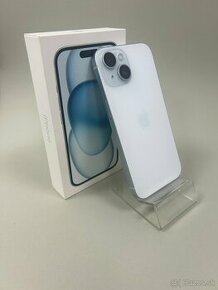 Apple iPhone 15 128GB Blue-Batéria 100%