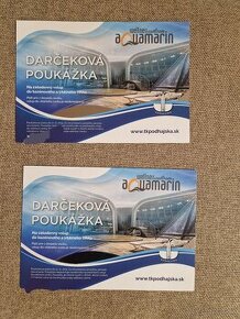 2x Aquamarin podhajska celodenne vstupenky do wellness