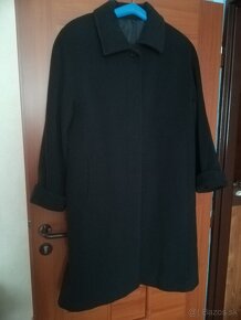 Dámsky kabát /vlna, polyester, kašmír/ XL/XXL