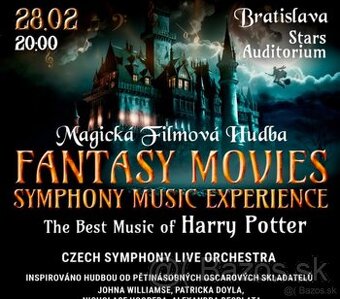 Lístky na FANTASY MOVIES Symphony Music of Harry Potter